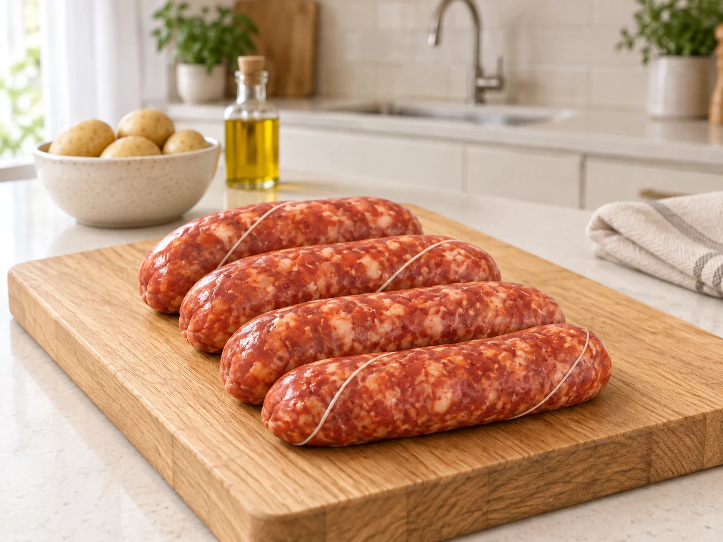 Chorizo Barbacoa — Antes de cocinar
