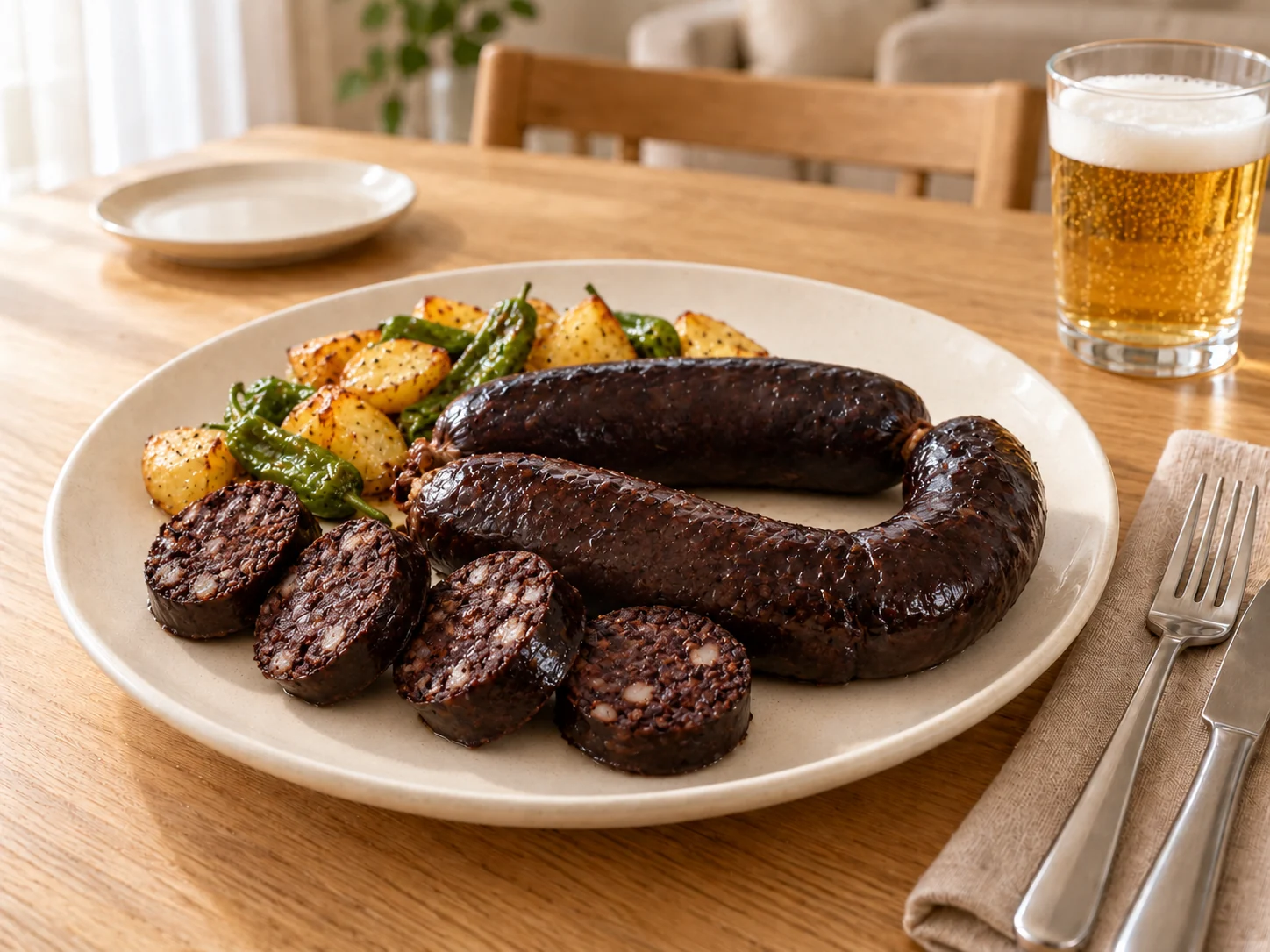 Morcilla de Mallorca — A la plancha