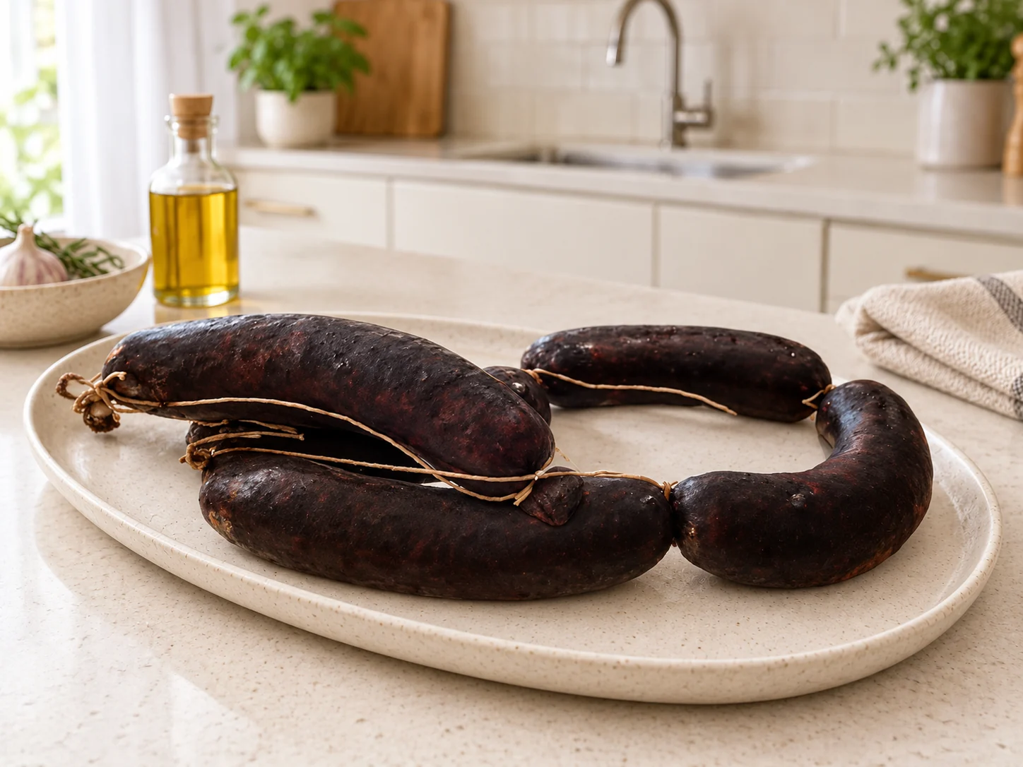 Morcilla de Mallorca — Antes de cocinar