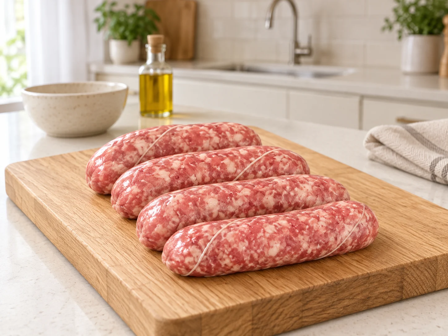 Salchicha Blanca — Antes de cocinar