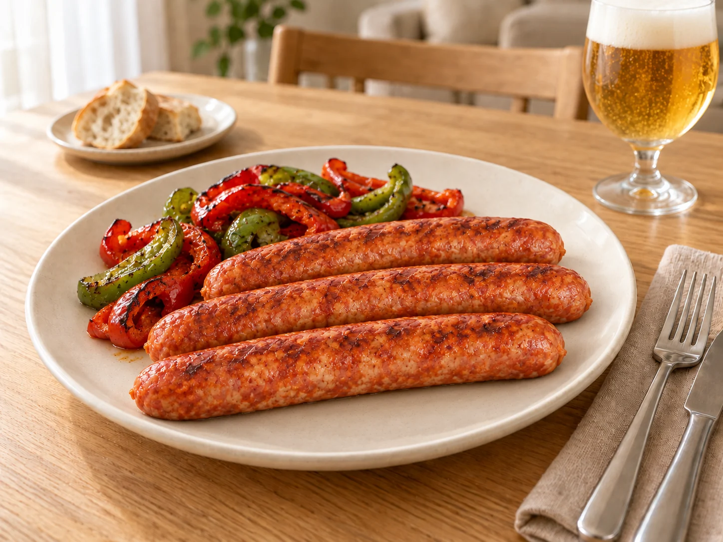 Salchicha Roja — A la plancha