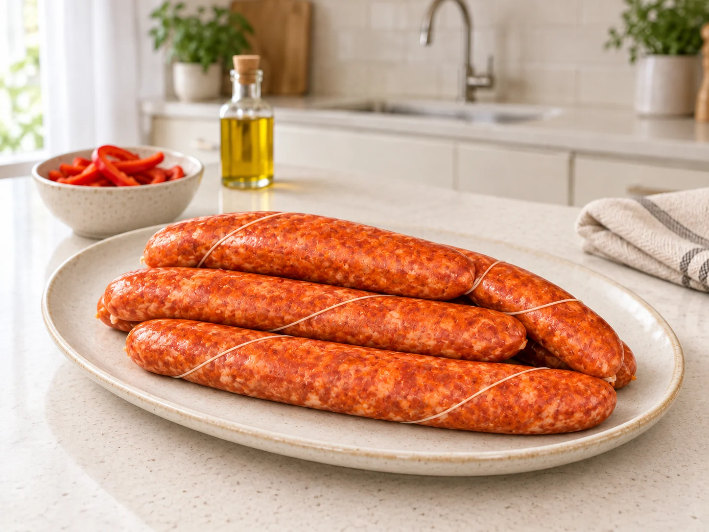 Salchicha Roja — Antes de cocinar